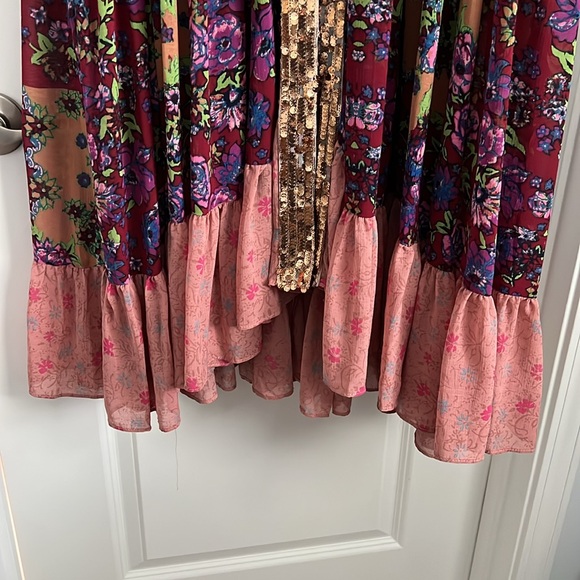 Free People Multi Sheer Dress - Picture 3 of 4
